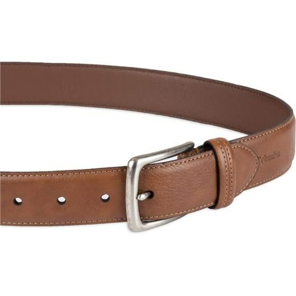 Mens Casual Leather Belt with Buckle for Jeans Chinos Shorts Work Outfit - Picture 3 of 6